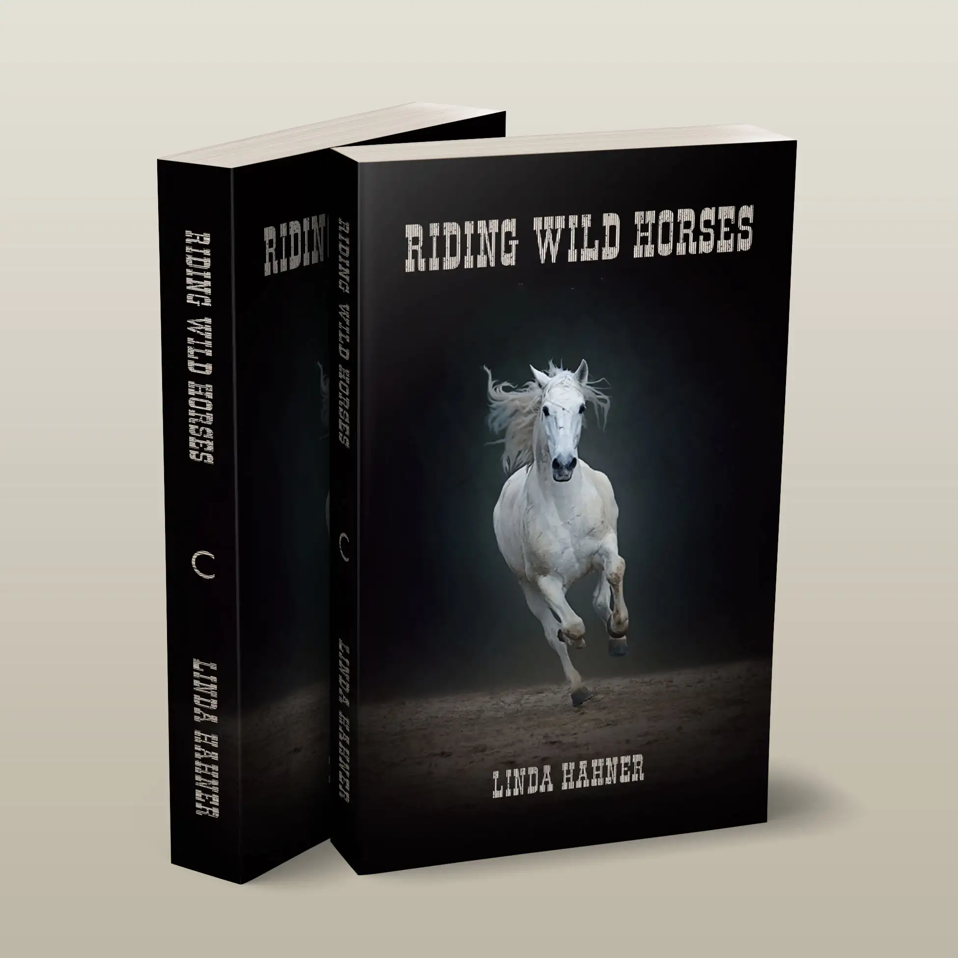 Book Cover - Riding Wild Horses by Linda Hahner